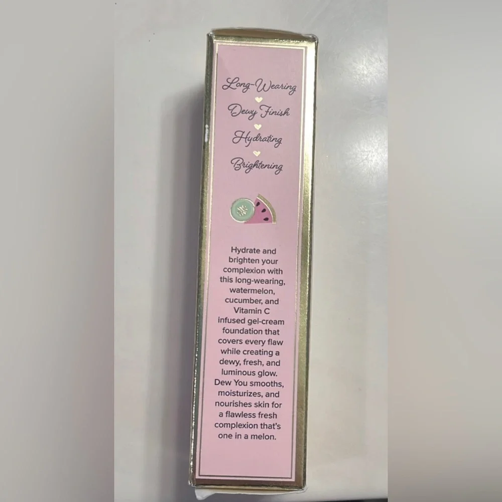 Too Faced Dew You Foundation in shade Butterscotch NIB - Picture 4 of 4